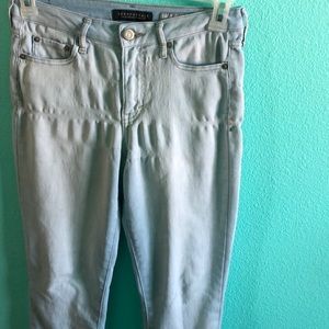 High rise Jean leggings